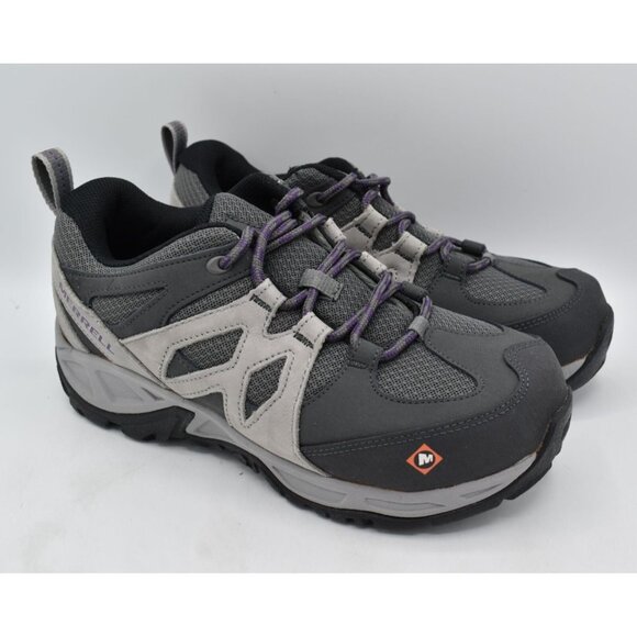 Merrell Womens Size 7 Siren AT Alloy Safety Toe Charcoal Paloma Shoes - Picture 3 of 11